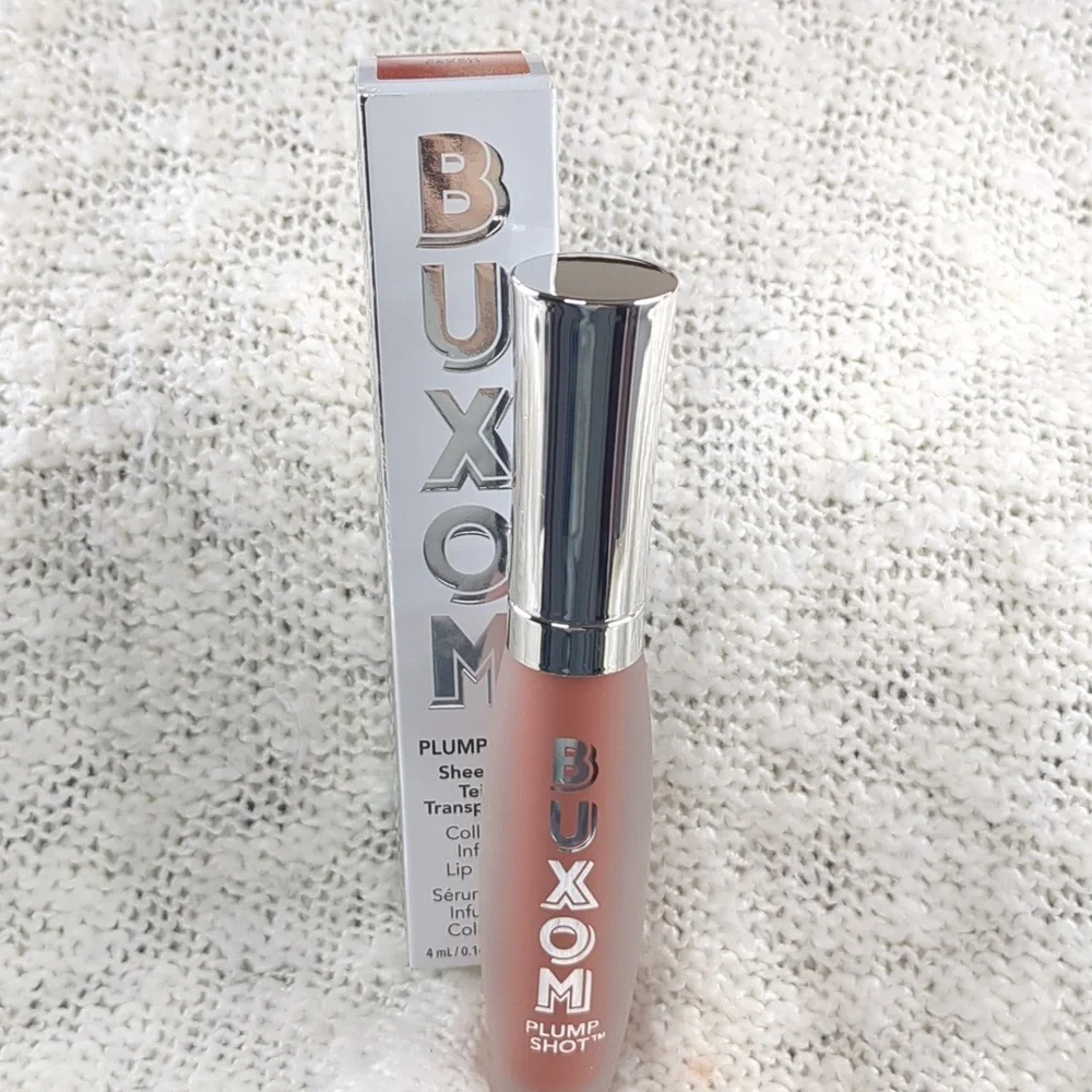 Buxom Plump Shot Sheer Tint in Plush Peach, 4ml/0.14fl oz